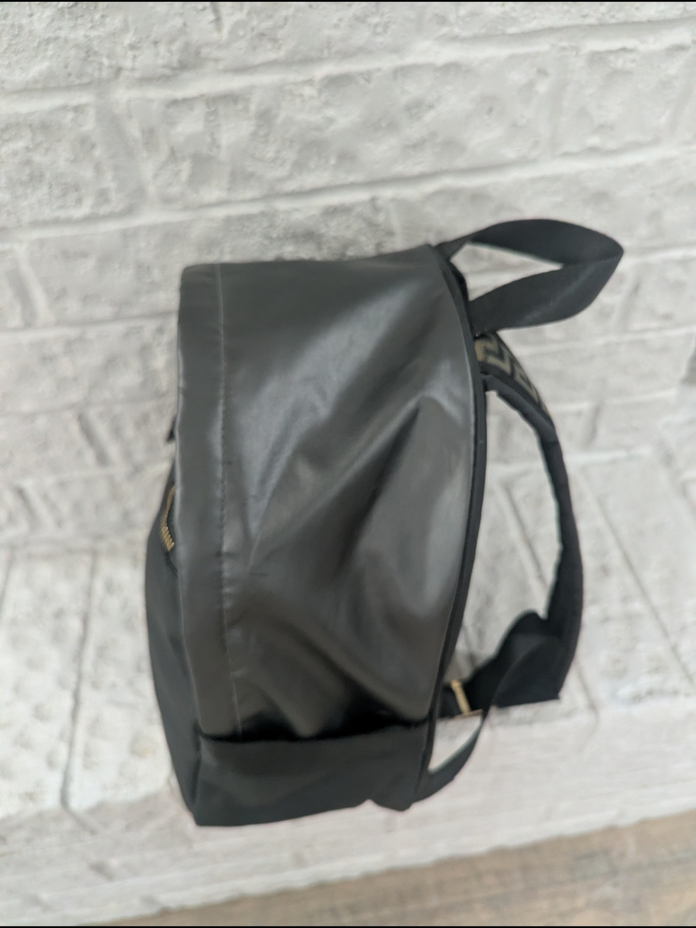 Versace Parfums Black Nylon Backpack - Picture 10 of 12